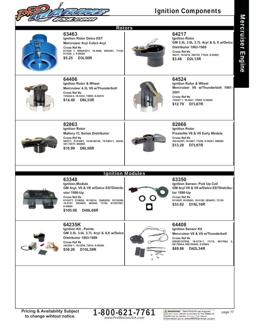 Pro Marine USA Inboard and Sterndrive Parts Catalog Weekly Ad January 1 - December 31, 2026