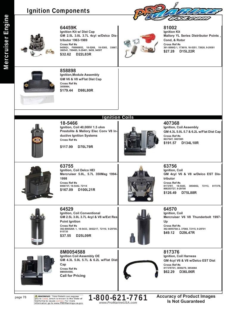 Pro Marine USA Inboard and Sterndrive Parts Catalog Weekly Ad January 1 - December 31, 2026