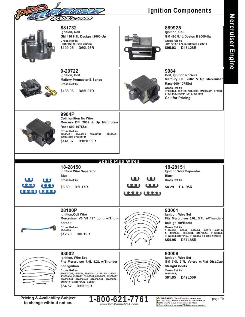 Pro Marine USA Inboard and Sterndrive Parts Catalog Weekly Ad January 1 - December 31, 2026