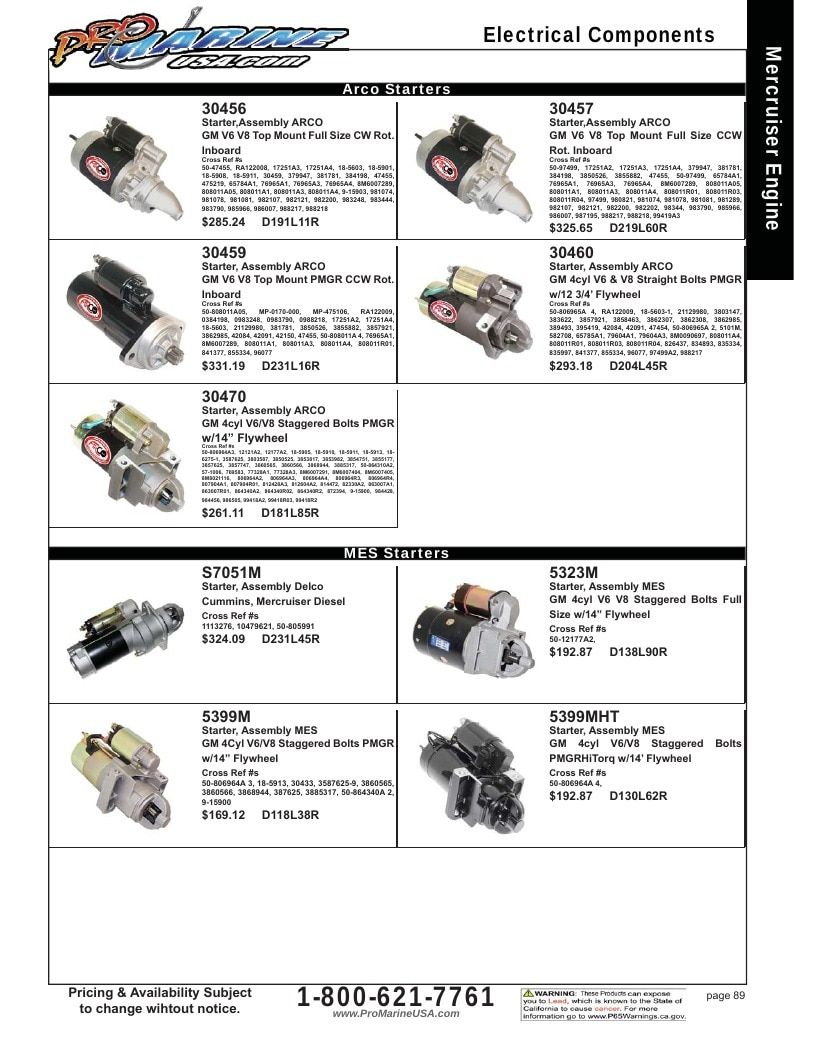 Pro Marine USA Inboard and Sterndrive Parts Catalog Weekly Ad January 1 - December 31, 2026