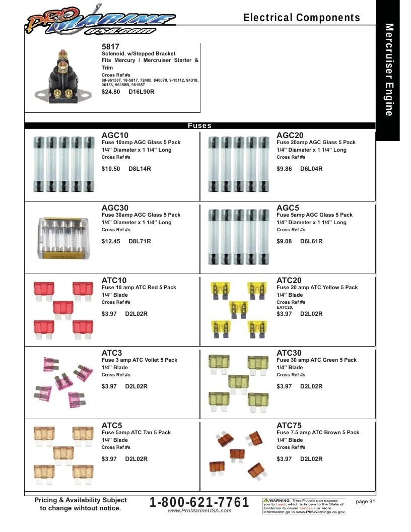 Pro Marine USA Inboard and Sterndrive Parts Catalog Weekly Ad January 1 - December 31, 2026
