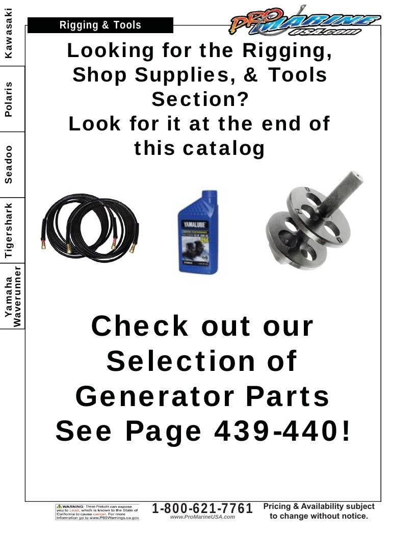 Pro Marine USA Personal Watercraft Parts Catalog Weekly Ad January 1 - December 31, 2026