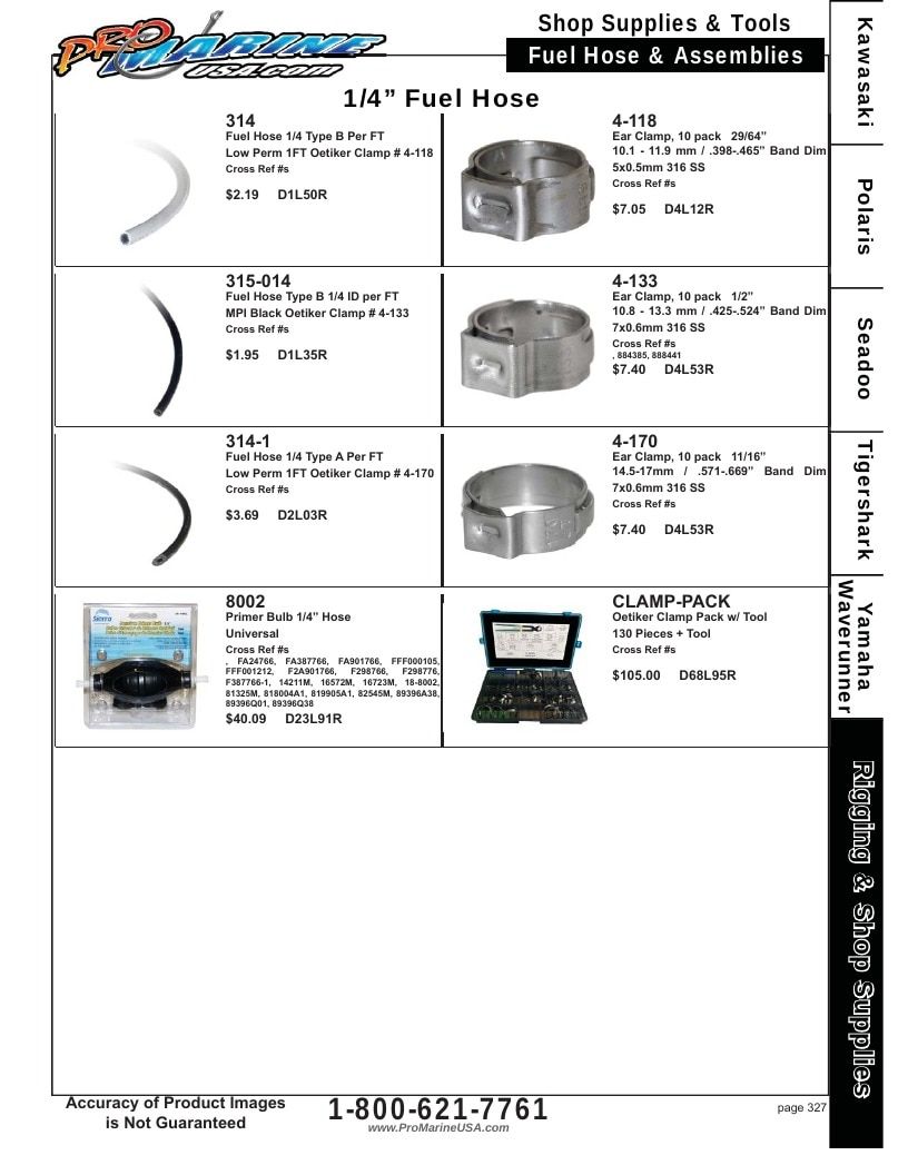 Pro Marine USA Personal Watercraft Parts Catalog Weekly Ad January 1 - December 31, 2026