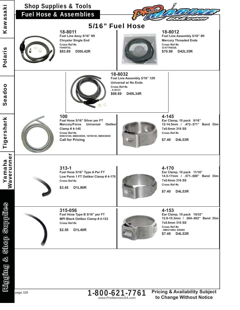 Pro Marine USA Personal Watercraft Parts Catalog Weekly Ad January 1 - December 31, 2026