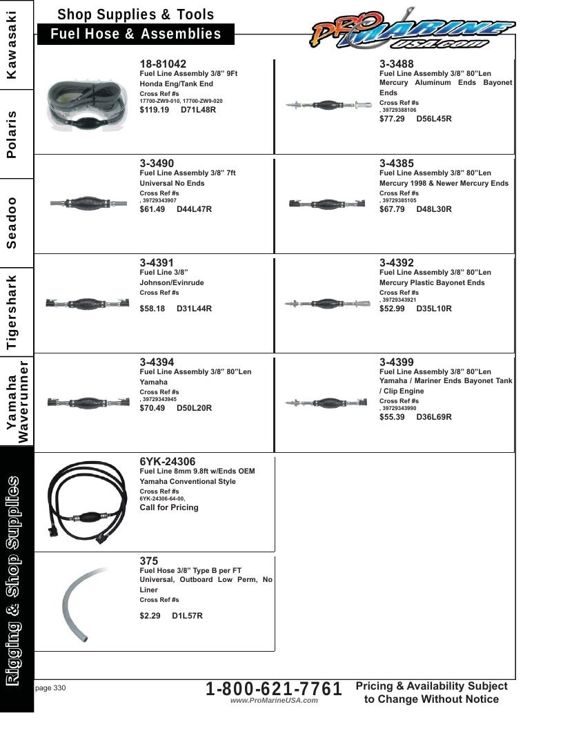 Pro Marine USA Personal Watercraft Parts Catalog Weekly Ad January 1 - December 31, 2026