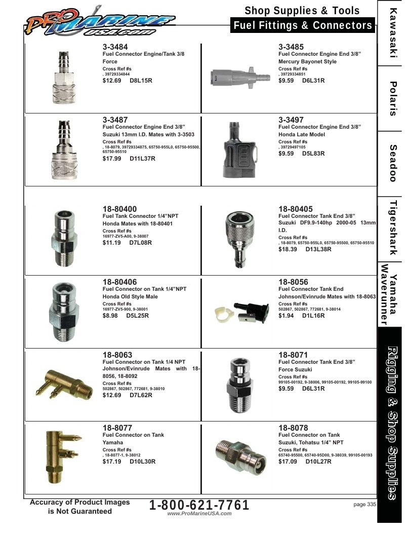 Pro Marine USA Personal Watercraft Parts Catalog Weekly Ad January 1 - December 31, 2026