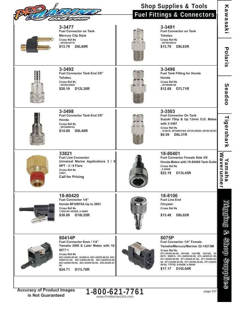 Pro Marine USA Personal Watercraft Parts Catalog Weekly Ad January 1 - December 31, 2026