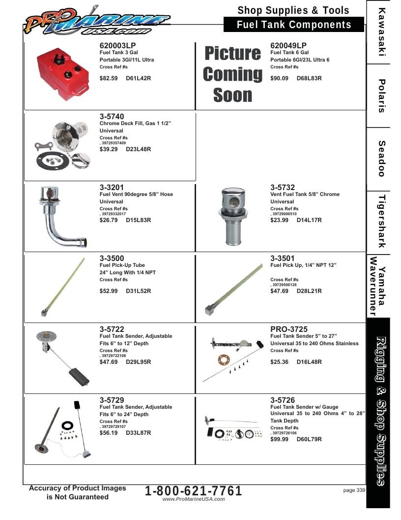 Pro Marine USA Personal Watercraft Parts Catalog Weekly Ad January 1 - December 31, 2026