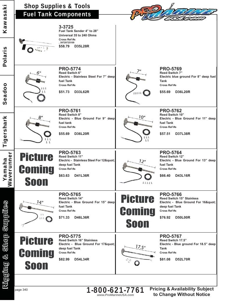 Pro Marine USA Personal Watercraft Parts Catalog Weekly Ad January 1 - December 31, 2026