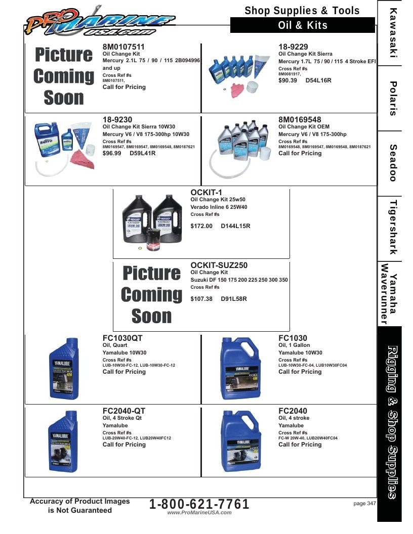 Pro Marine USA Personal Watercraft Parts Catalog Weekly Ad January 1 - December 31, 2026