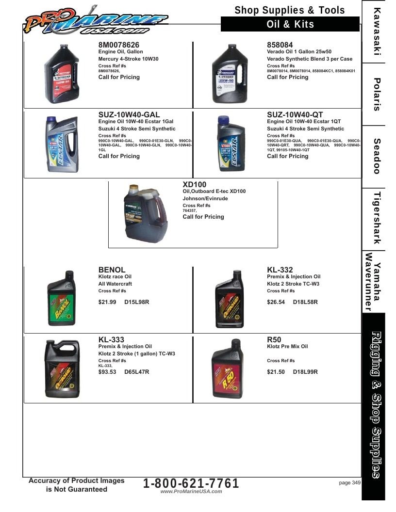 Pro Marine USA Personal Watercraft Parts Catalog Weekly Ad January 1 - December 31, 2026