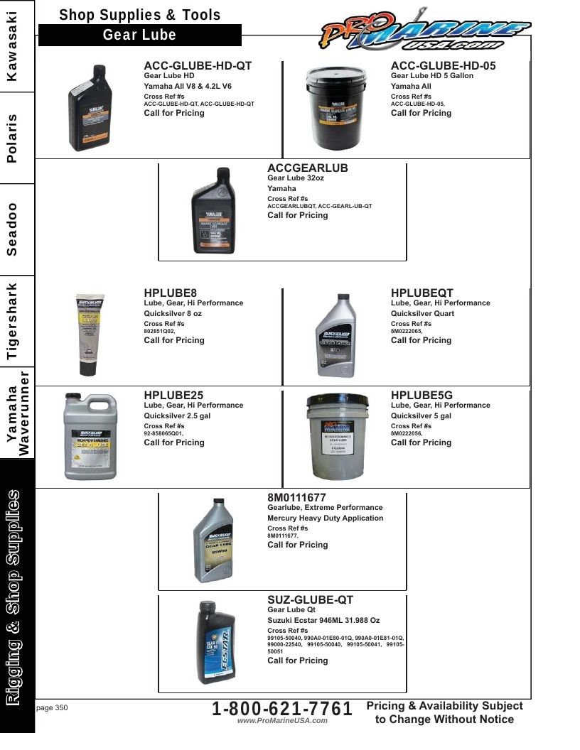 Pro Marine USA Personal Watercraft Parts Catalog Weekly Ad January 1 - December 31, 2026