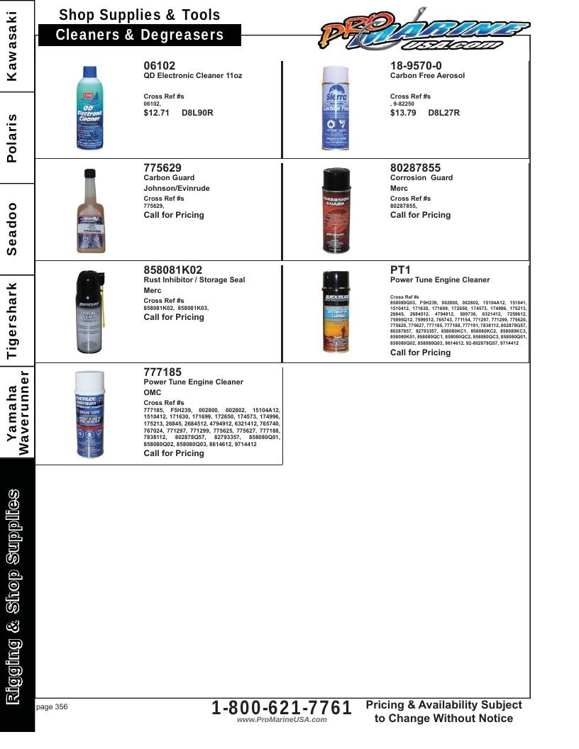 Pro Marine USA Personal Watercraft Parts Catalog Weekly Ad January 1 - December 31, 2026