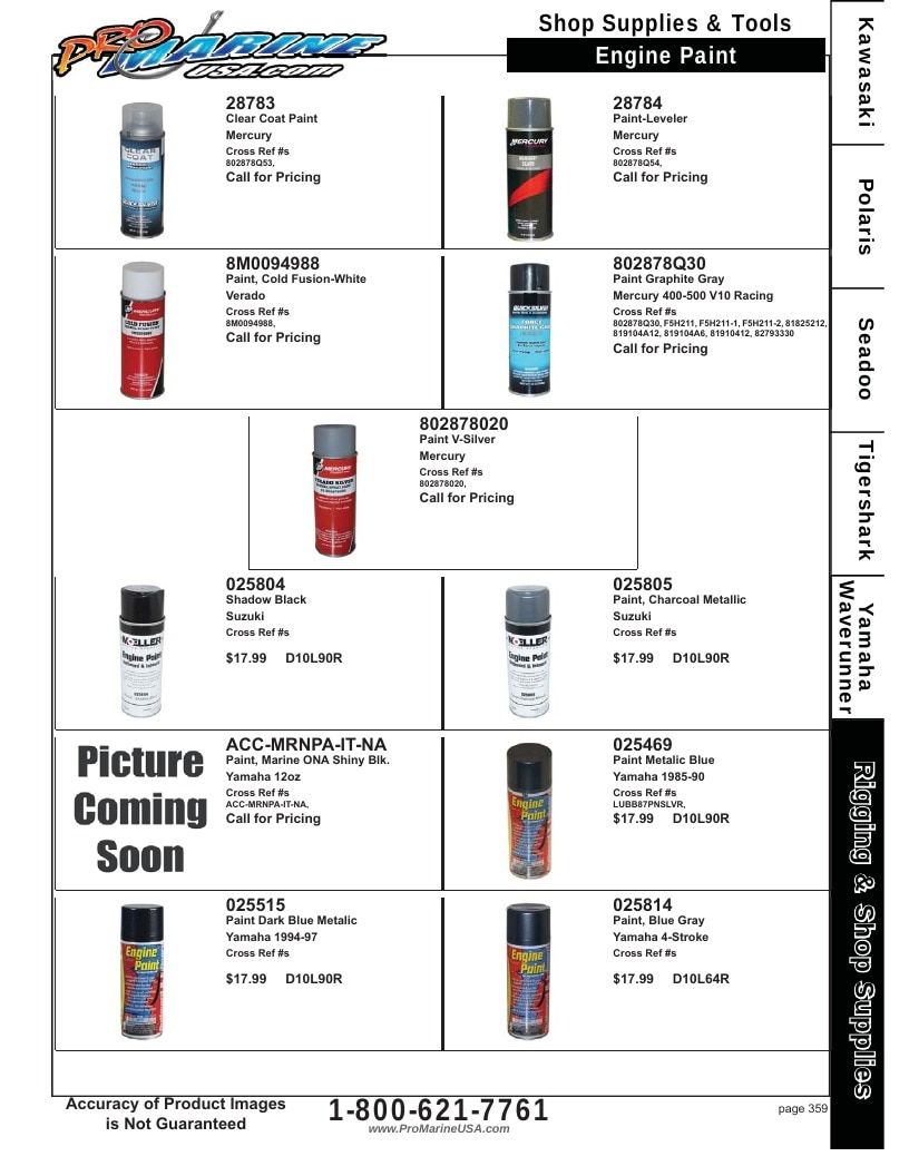 Pro Marine USA Personal Watercraft Parts Catalog Weekly Ad January 1 - December 31, 2026