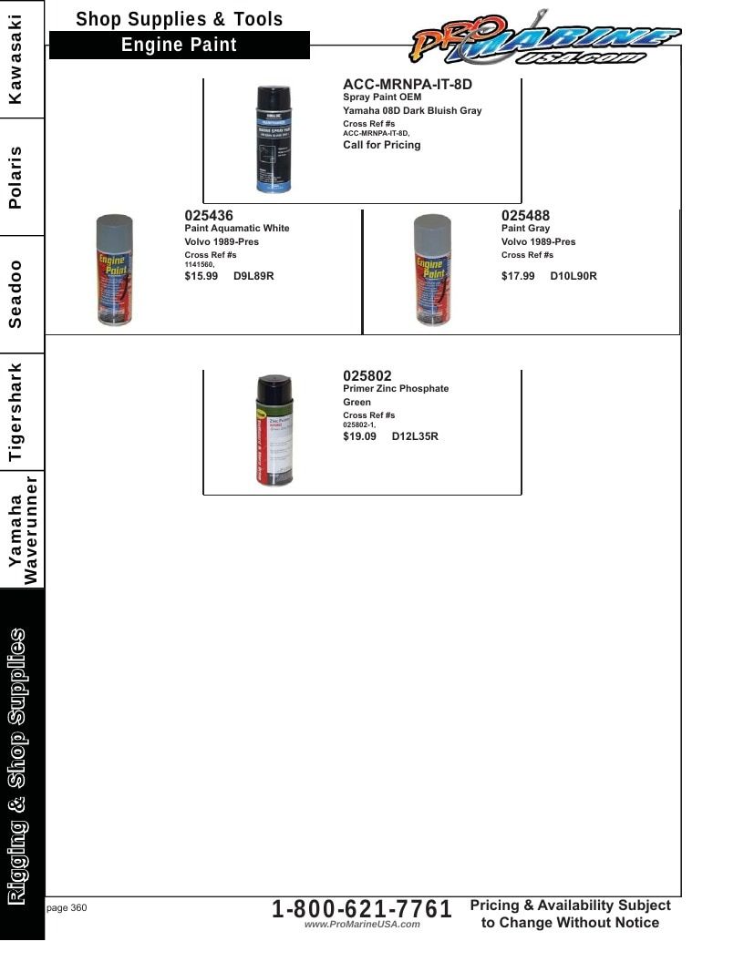 Pro Marine USA Personal Watercraft Parts Catalog Weekly Ad January 1 - December 31, 2026