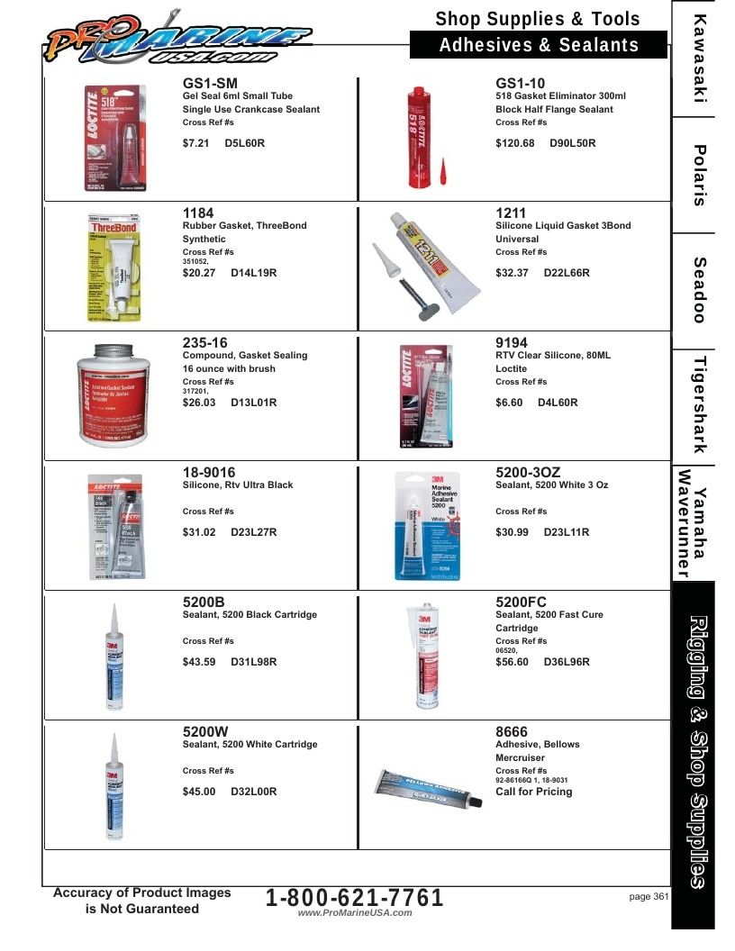 Pro Marine USA Personal Watercraft Parts Catalog Weekly Ad January 1 - December 31, 2026