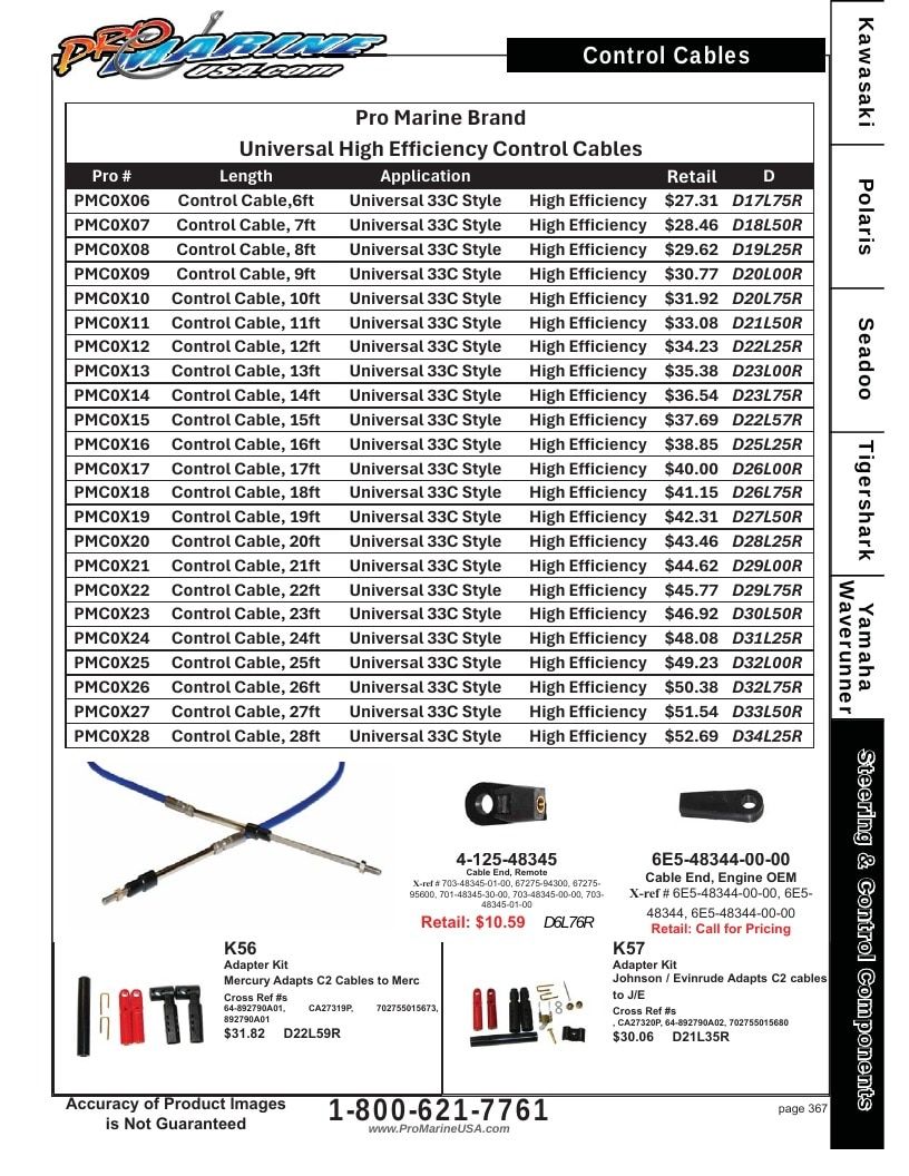 Pro Marine USA Personal Watercraft Parts Catalog Weekly Ad January 1 - December 31, 2026