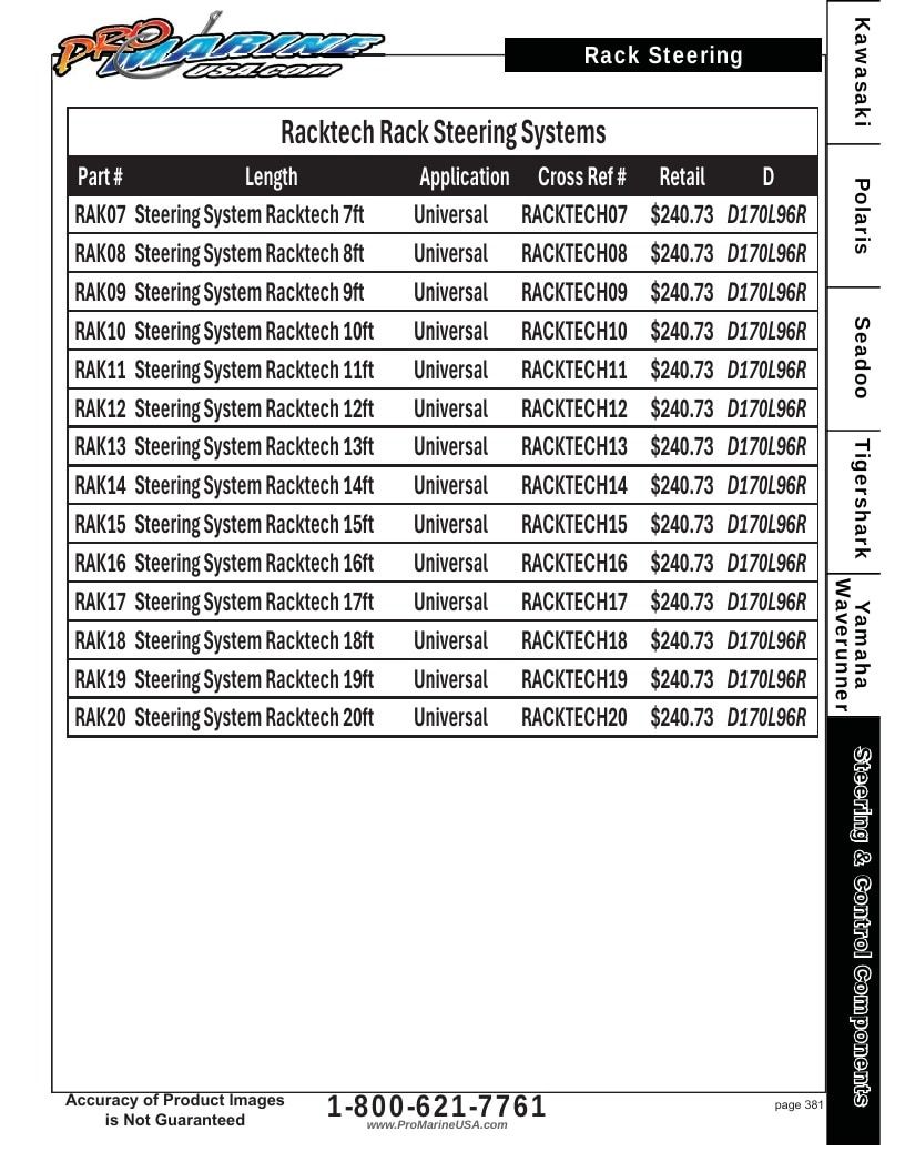 Pro Marine USA Personal Watercraft Parts Catalog Weekly Ad January 1 - December 31, 2026
