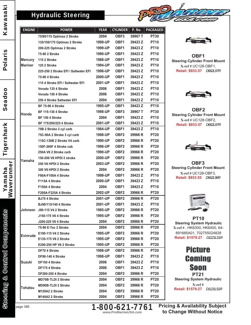 Pro Marine USA Personal Watercraft Parts Catalog Weekly Ad January 1 - December 31, 2026