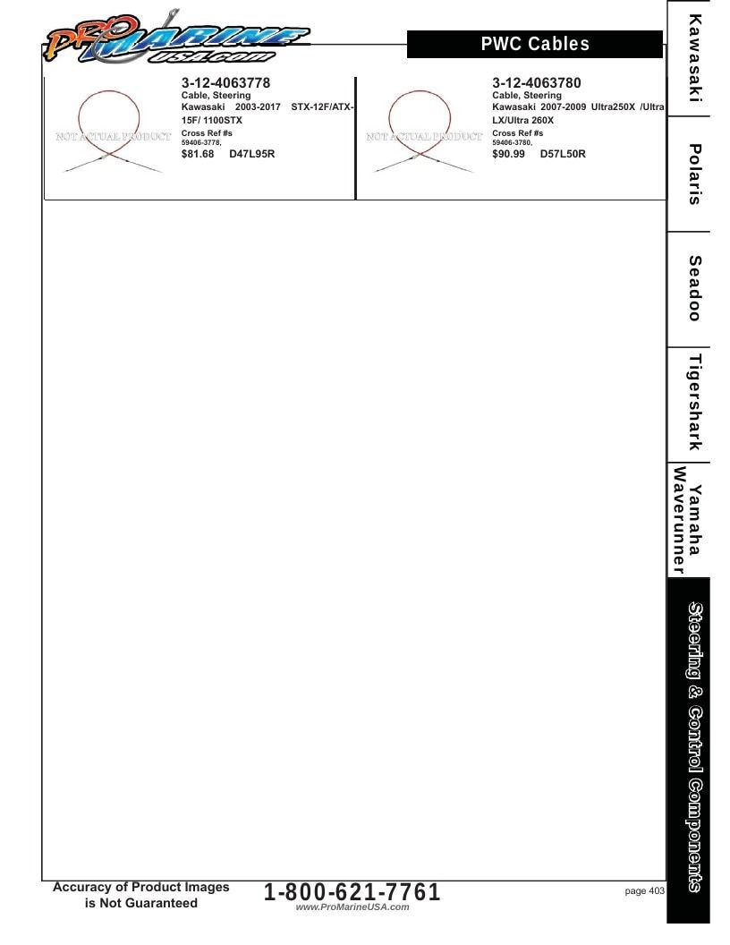 Pro Marine USA Personal Watercraft Parts Catalog Weekly Ad January 1 - December 31, 2026