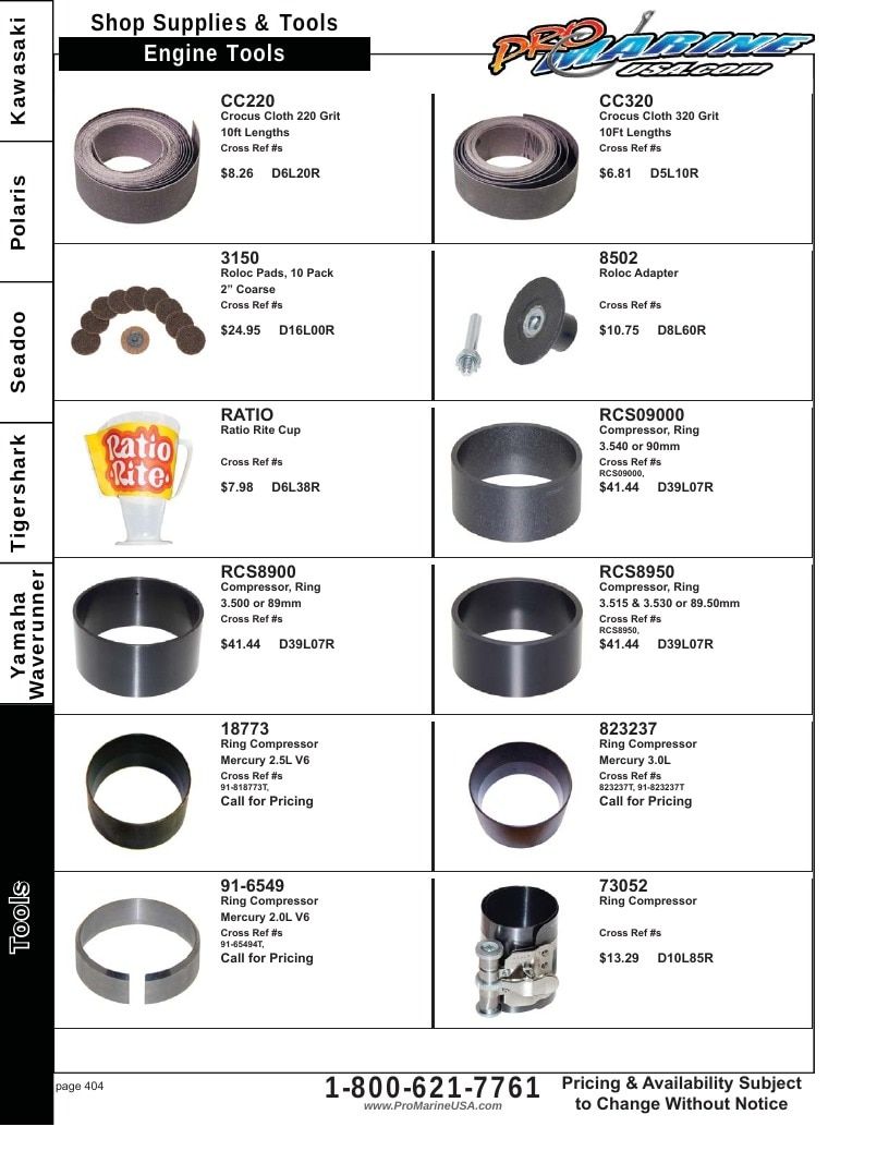 Pro Marine USA Personal Watercraft Parts Catalog Weekly Ad January 1 - December 31, 2026