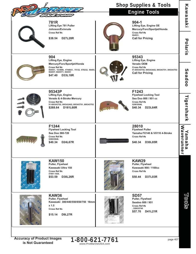 Pro Marine USA Personal Watercraft Parts Catalog Weekly Ad January 1 - December 31, 2026