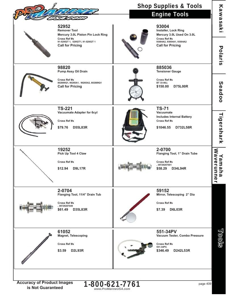 Pro Marine USA Personal Watercraft Parts Catalog Weekly Ad January 1 - December 31, 2026