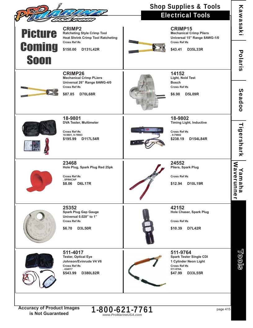 Pro Marine USA Personal Watercraft Parts Catalog Weekly Ad January 1 - December 31, 2026