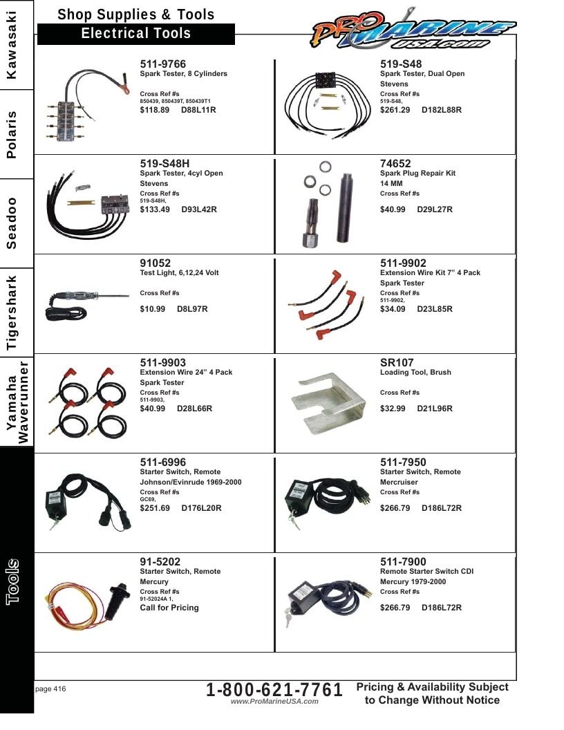 Pro Marine USA Personal Watercraft Parts Catalog Weekly Ad January 1 - December 31, 2026