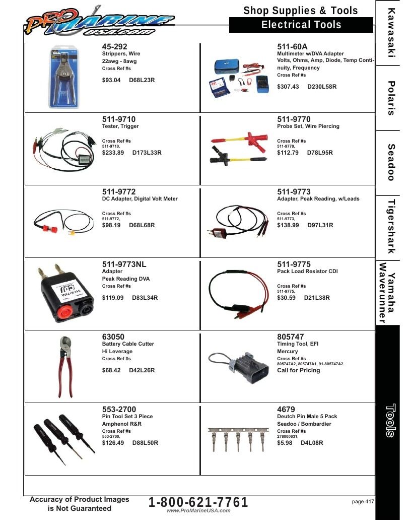Pro Marine USA Personal Watercraft Parts Catalog Weekly Ad January 1 - December 31, 2026