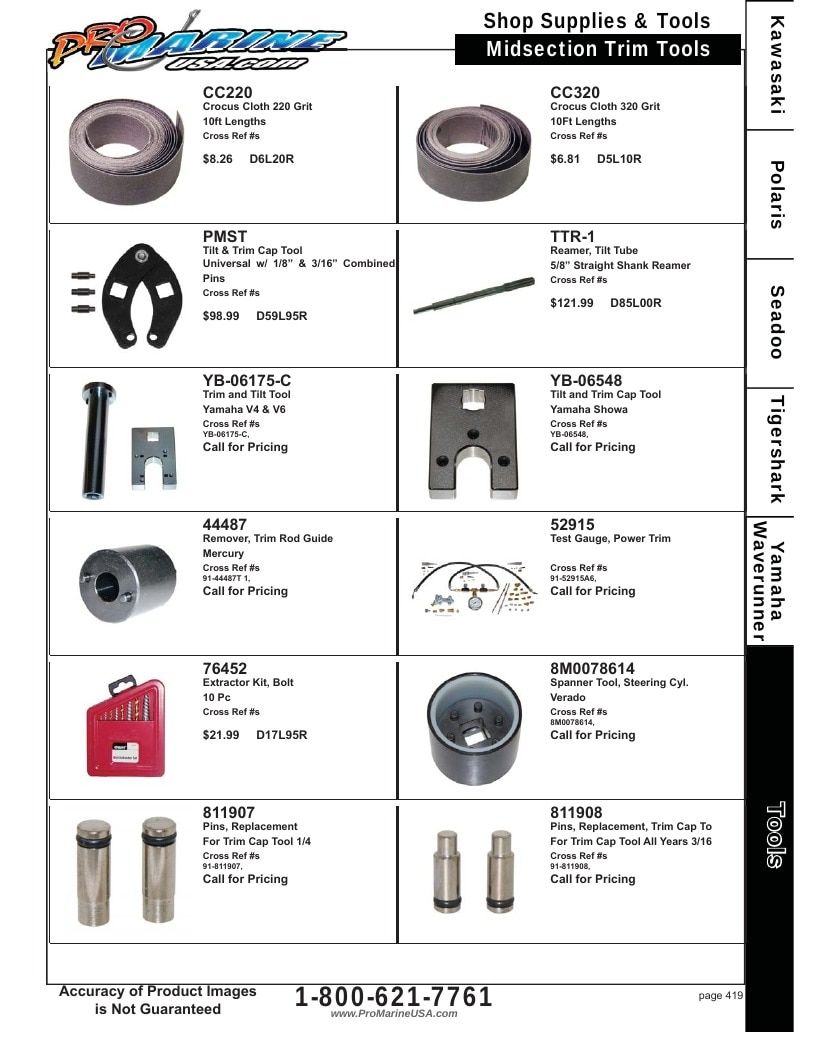 Pro Marine USA Personal Watercraft Parts Catalog Weekly Ad January 1 - December 31, 2026
