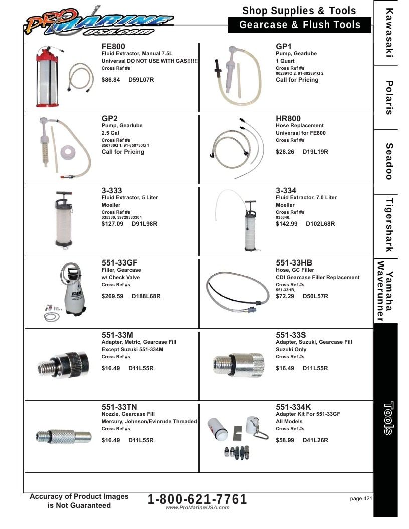 Pro Marine USA Personal Watercraft Parts Catalog Weekly Ad January 1 - December 31, 2026