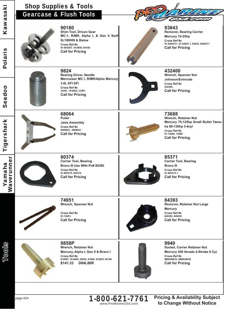 Pro Marine USA Personal Watercraft Parts Catalog Weekly Ad January 1 - December 31, 2026