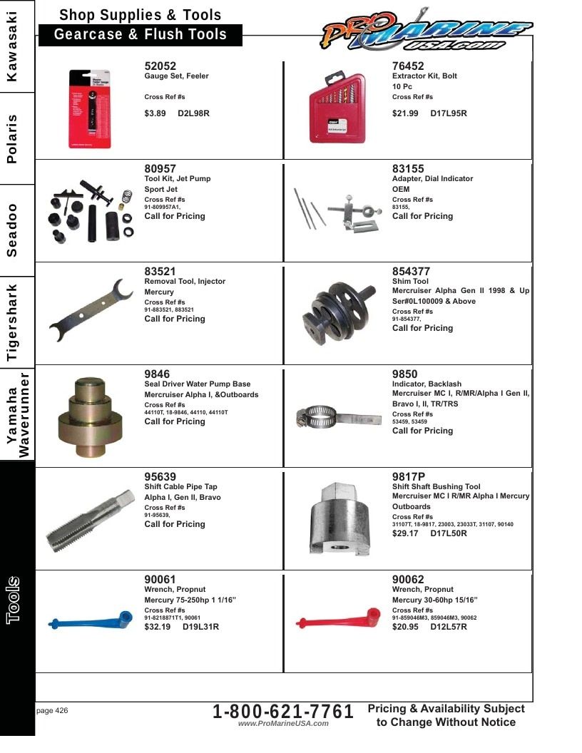 Pro Marine USA Personal Watercraft Parts Catalog Weekly Ad January 1 - December 31, 2026