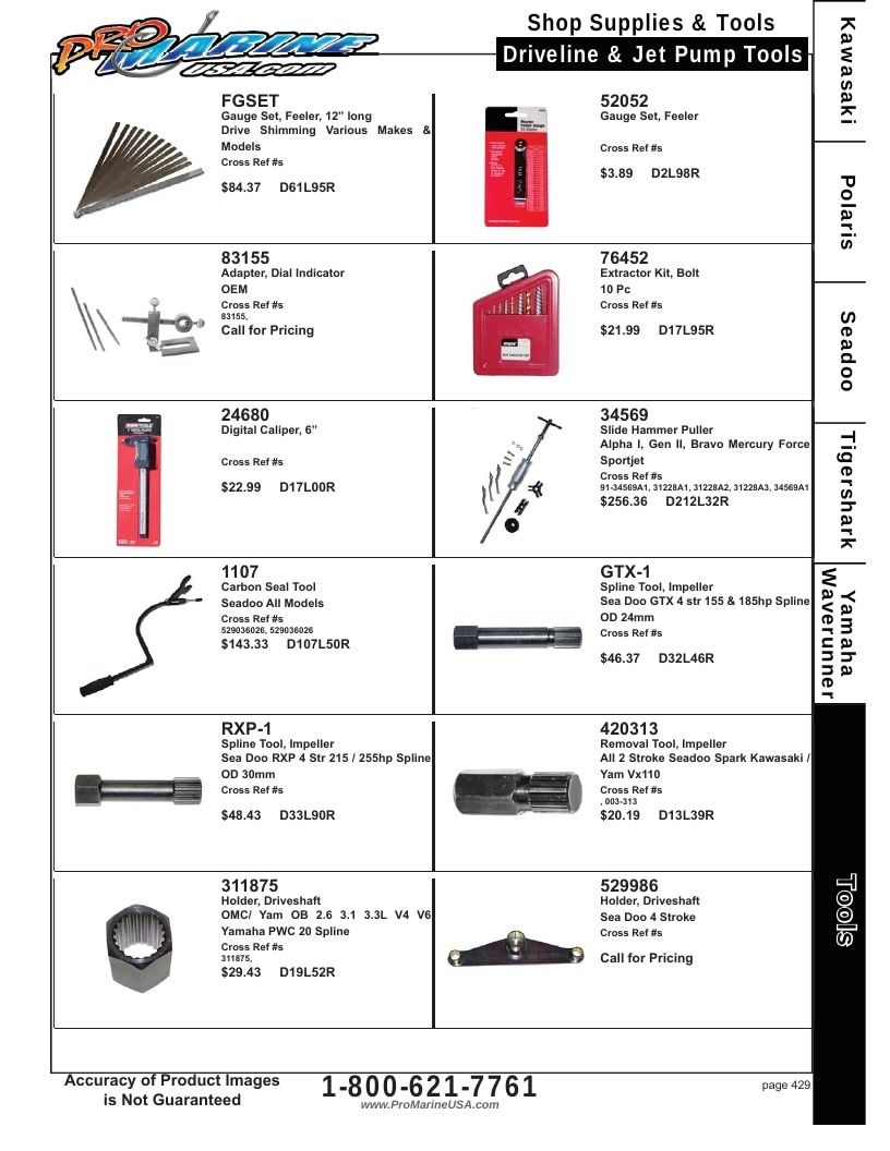 Pro Marine USA Personal Watercraft Parts Catalog Weekly Ad January 1 - December 31, 2026