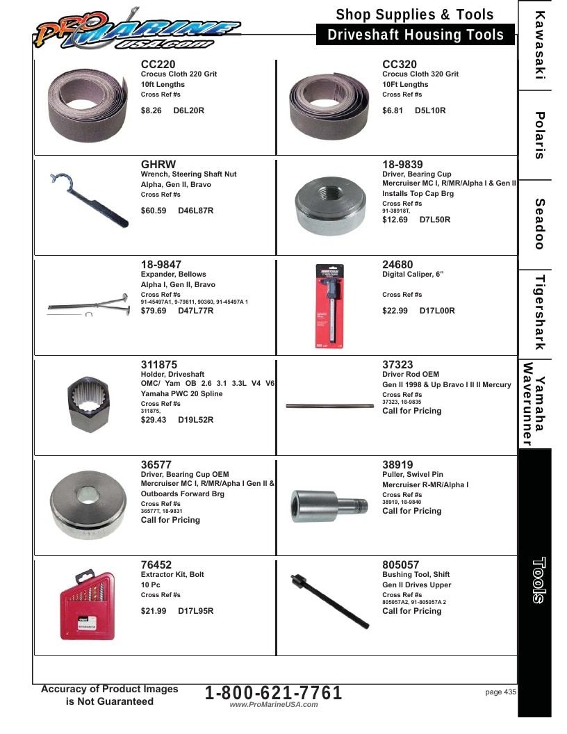 Pro Marine USA Personal Watercraft Parts Catalog Weekly Ad January 1 - December 31, 2026