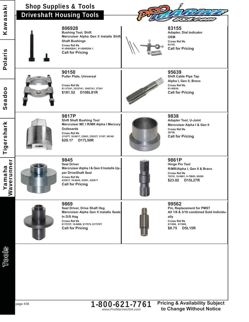 Pro Marine USA Personal Watercraft Parts Catalog Weekly Ad January 1 - December 31, 2026