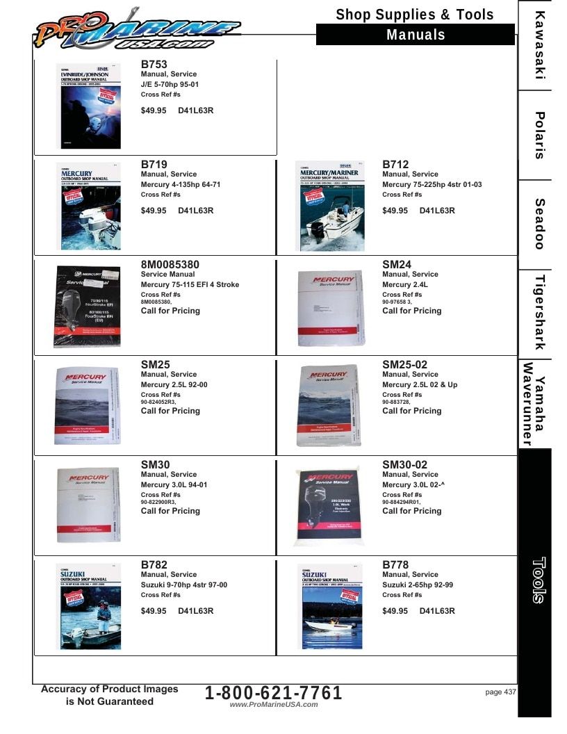 Pro Marine USA Personal Watercraft Parts Catalog Weekly Ad January 1 - December 31, 2026