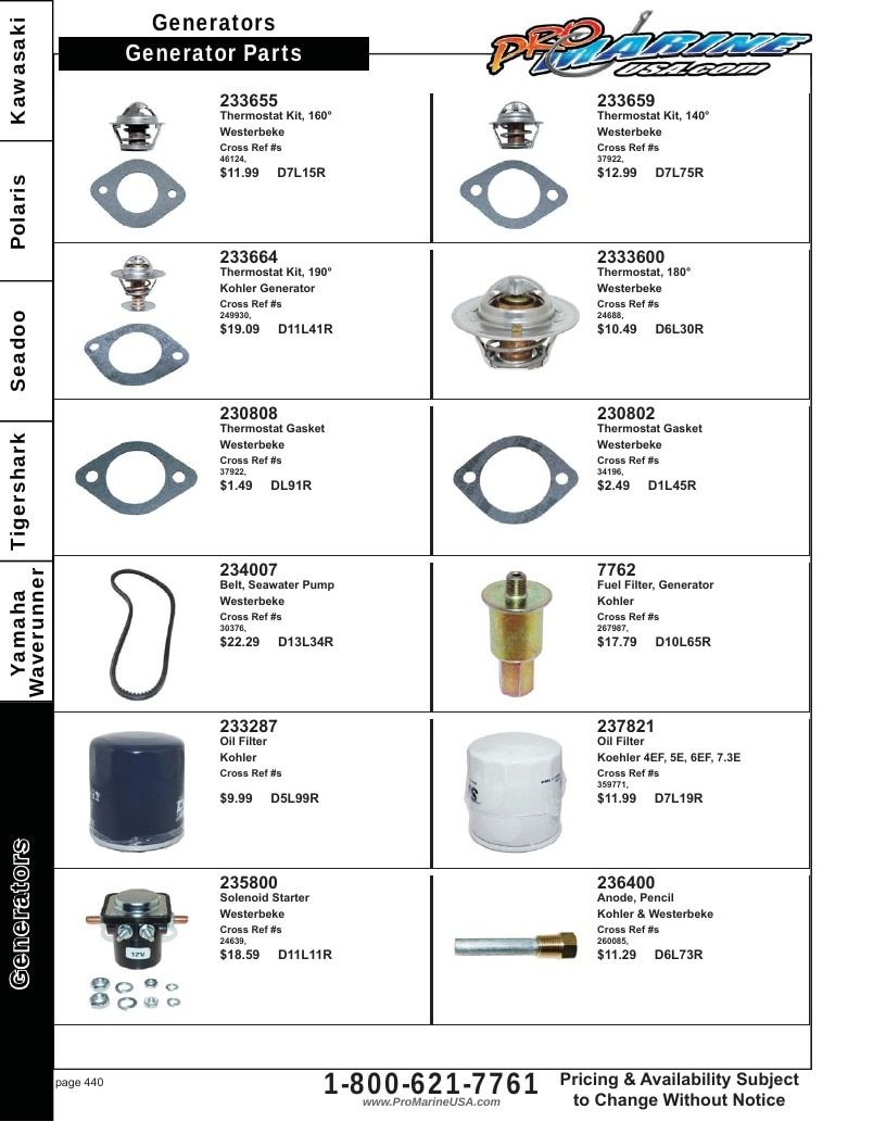 Pro Marine USA Personal Watercraft Parts Catalog Weekly Ad January 1 - December 31, 2026
