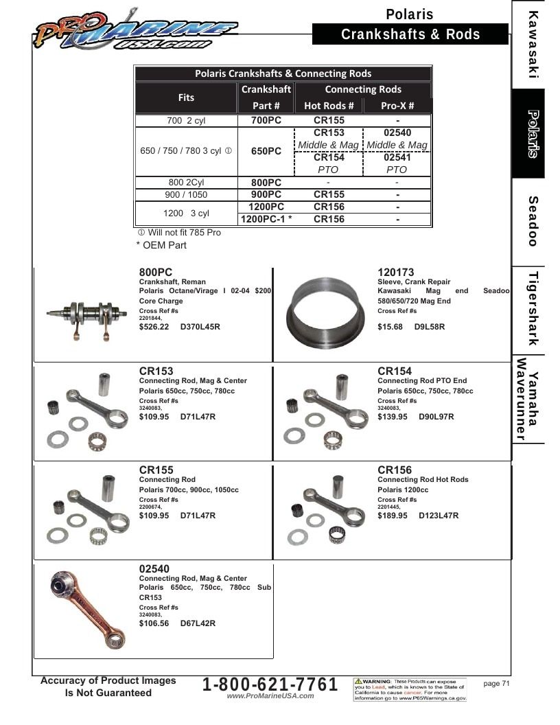 Pro Marine USA Personal Watercraft Parts Catalog Weekly Ad January 1 - December 31, 2026