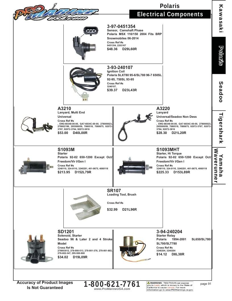 Pro Marine USA Personal Watercraft Parts Catalog Weekly Ad January 1 - December 31, 2026