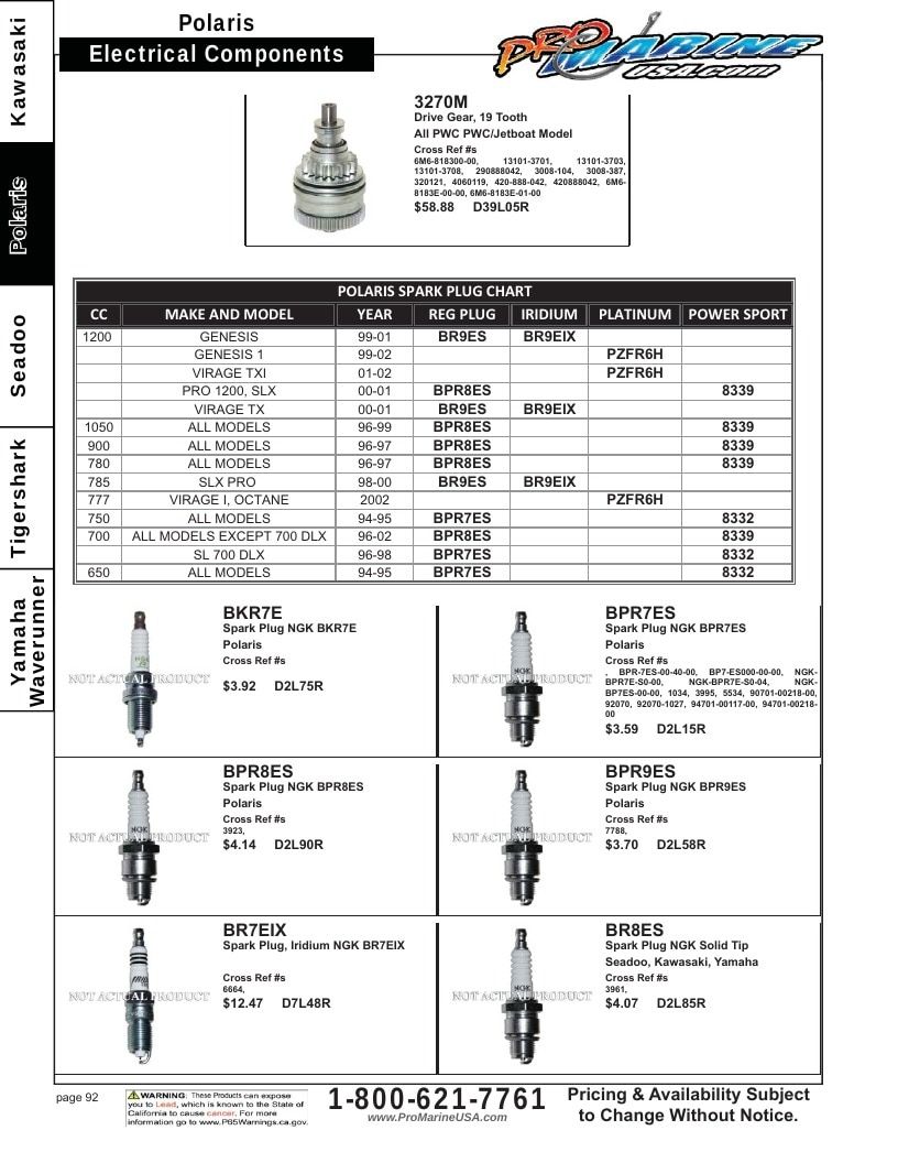 Pro Marine USA Personal Watercraft Parts Catalog Weekly Ad January 1 - December 31, 2026