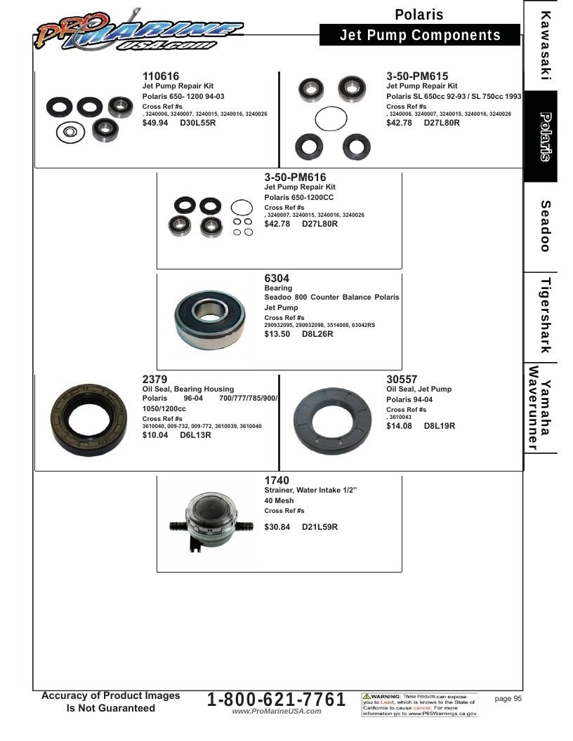 Pro Marine USA Personal Watercraft Parts Catalog Weekly Ad January 1 - December 31, 2026