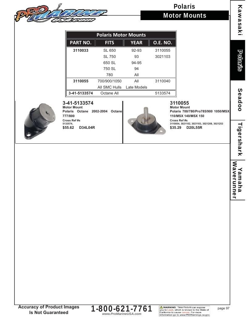Pro Marine USA Personal Watercraft Parts Catalog Weekly Ad January 1 - December 31, 2026