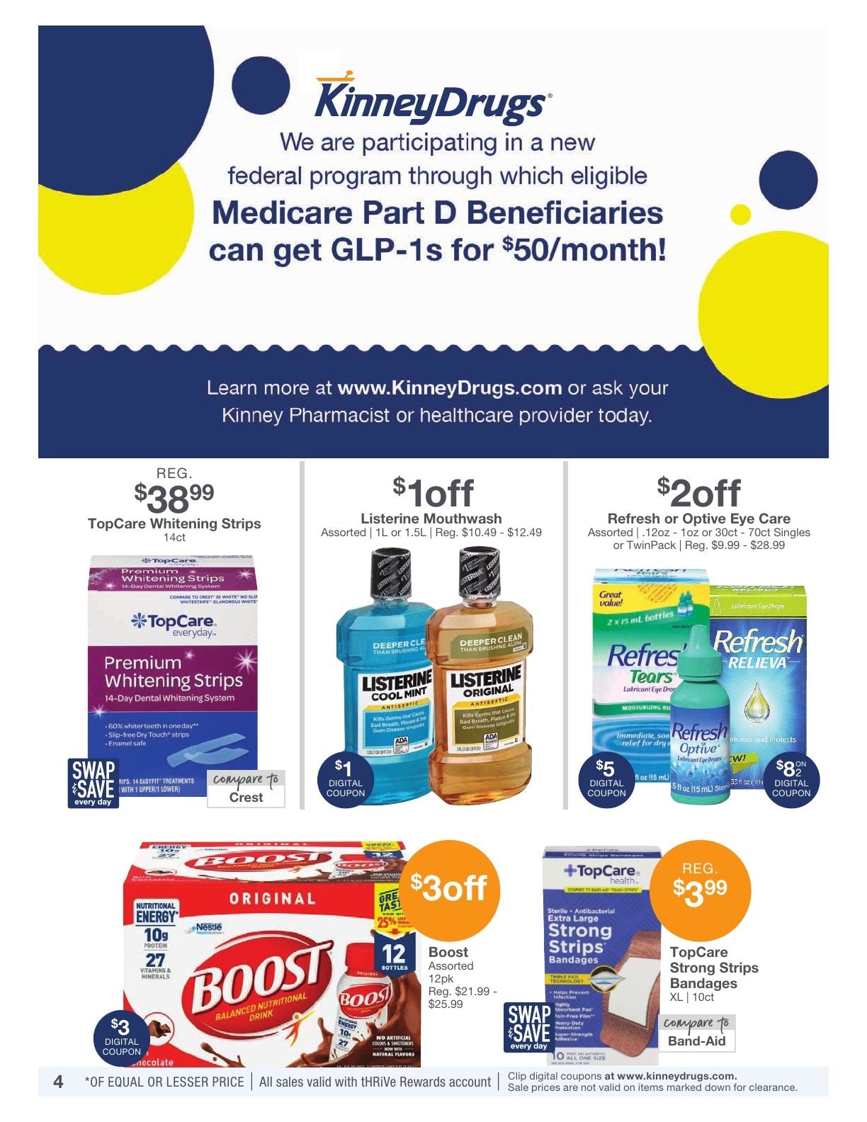 Kinney Drugs Weekly Ad October 4 - 10, 2026