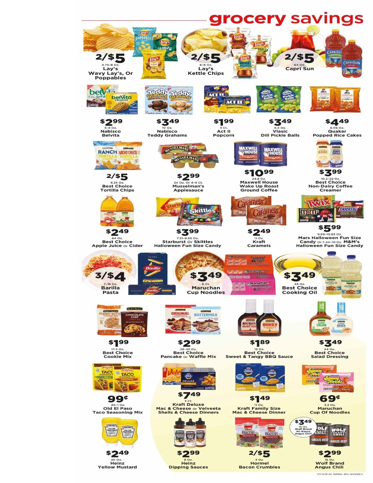 Tybee Market Weekly Ad October 4 - 10, 2026