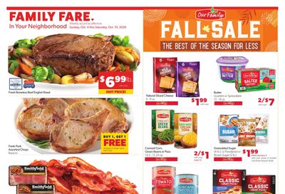 Family Fare (Bismarck-Dickinson Area, ND) Weekly Ad October 4 - 10, 2026