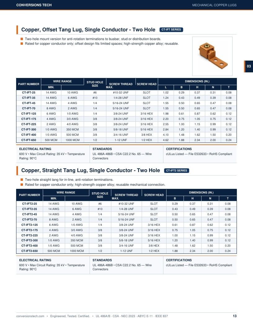 Conversions Tech Hardware Catalog Weekly Ad January 1 - December 31, 2026