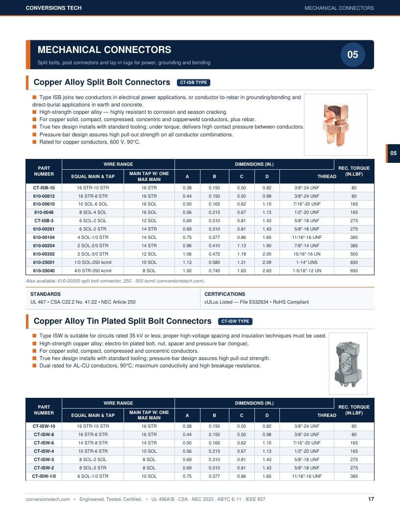 Conversions Tech Hardware Catalog Weekly Ad January 1 - December 31, 2026