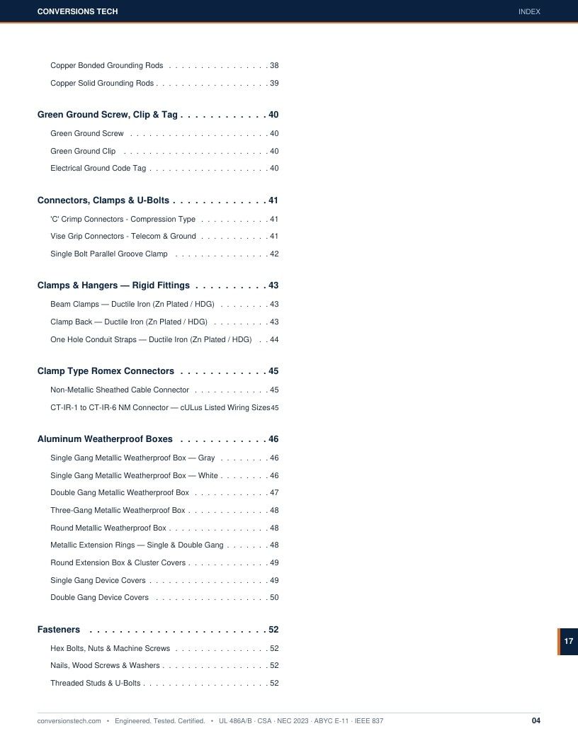 Conversions Tech Hardware Catalog Weekly Ad January 1 - December 31, 2026